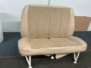 Cessna 172N Rear Bench Seat Solid Back (one piece) P/N 0514144-1